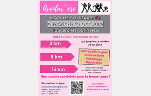 Marche solidaire 8 ou 16 km