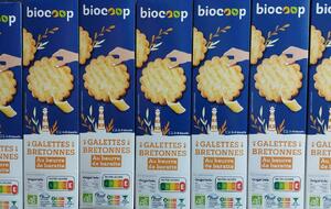 Galettes bretonnes BIOCOOP (7 paquets de 2 sachets de 8 biscuits)